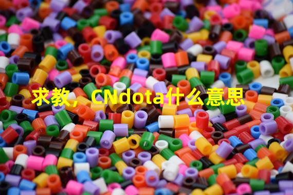 求教，CNdota什么意思