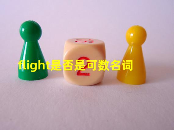 flight是否是可数名词