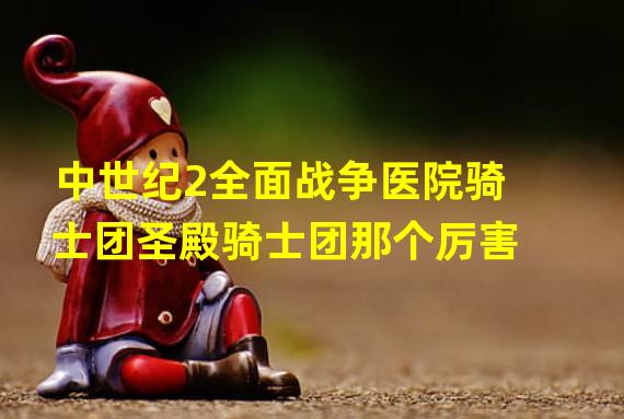 中世纪2全面战争医院骑士团圣殿骑士团那个厉害