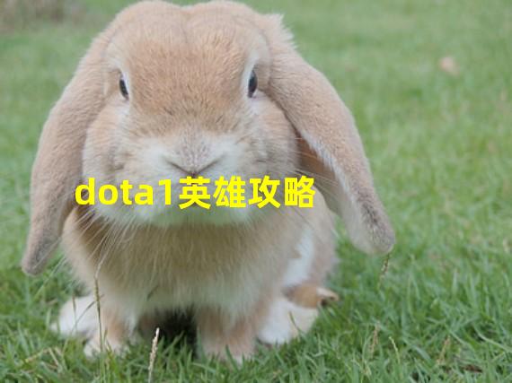 dota1英雄攻略