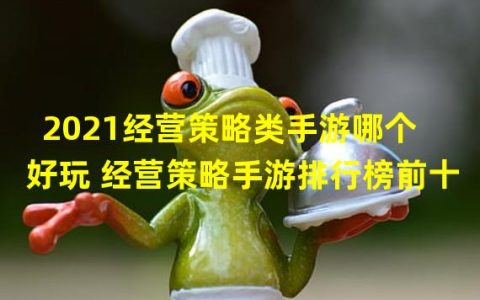 经营策略手游哪个好玩(2021经营策略类手游哪个好玩 经营策略手游排行榜前十)