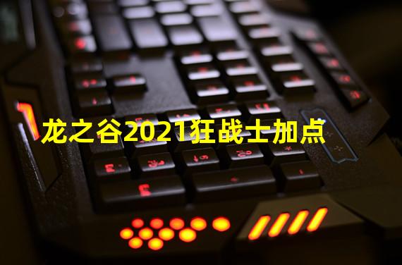 龙之谷2021狂战士加点