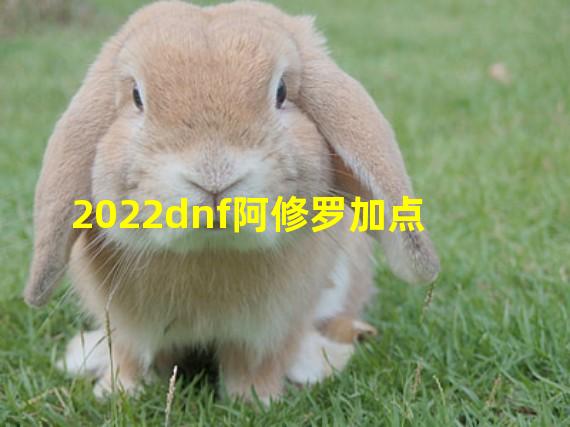 2022dnf阿修罗加点