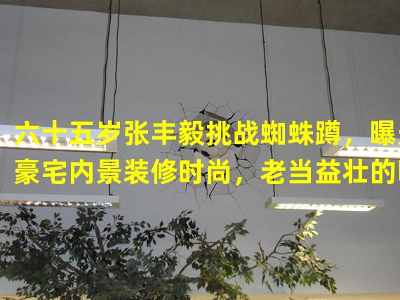 六十五岁张丰毅挑战蜘蛛蹲，曝光豪宅内景装修时尚，老当益壮的明星有哪些？