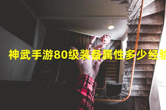 神武手游80级装备属性多少经验