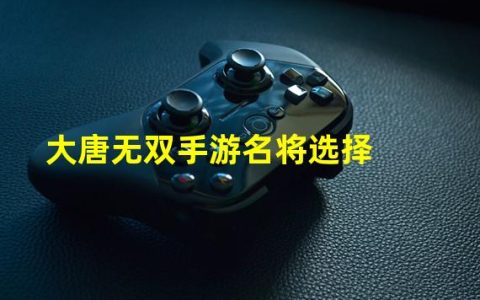 大唐无双手游其他战力(大唐无双手游名将选择)