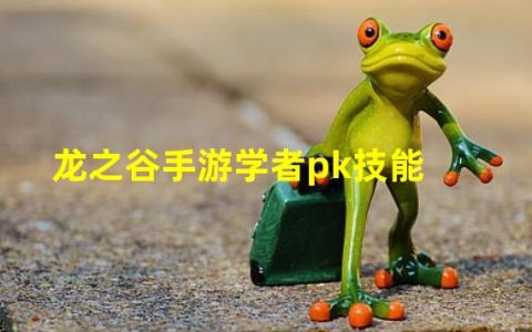 龙之谷 技能(龙之谷手游学者pk技能)