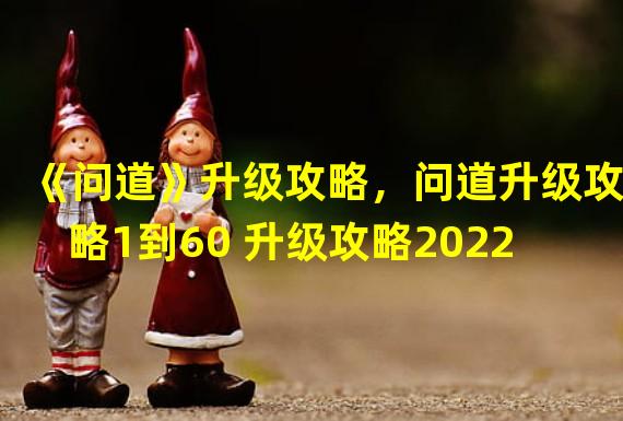 《问道》升级攻略，问道升级攻略1到60 升级攻略2022