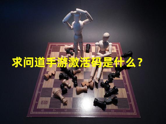 求问道手游激活码是什么？