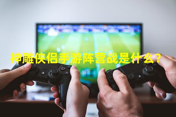 神雕侠侣手游阵营战是什么？