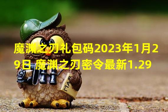 魔渊之刃礼包码2023年1月29日 魔渊之刃密令最新1.29