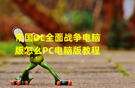 帝国OL全面战争电脑版怎么PC电脑版教程