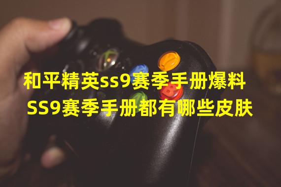 和平精英ss9赛季手册爆料 SS9赛季手册都有哪些皮肤