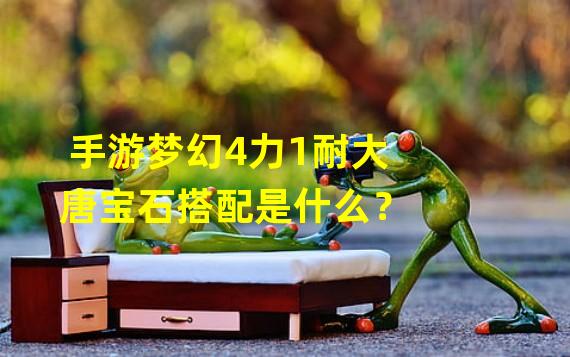 手游梦幻4力1耐大唐宝石搭配是什么？