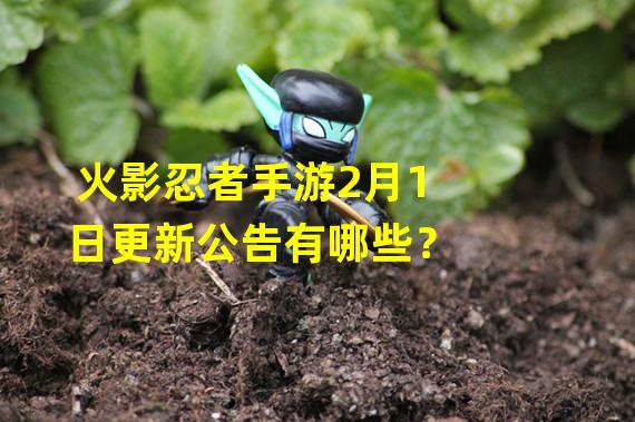 火影忍者手游2月1日更新公告有哪些？