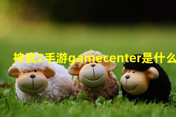 神武2手游gamecenter是什么？