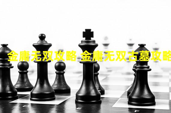 金庸无双攻略 金庸无双古墓攻略