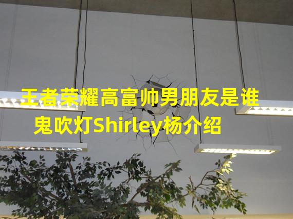 王者荣耀高富帅男朋友是谁 鬼吹灯Shirley杨介绍