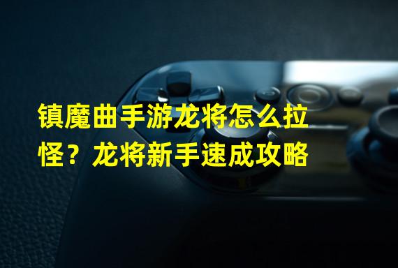 镇魔曲手游龙将怎么拉怪？龙将新手速成攻略