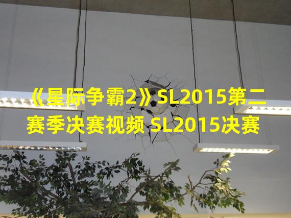 《星际争霸2》SL2015第二赛季决赛视频 SL2015决赛RainVSB