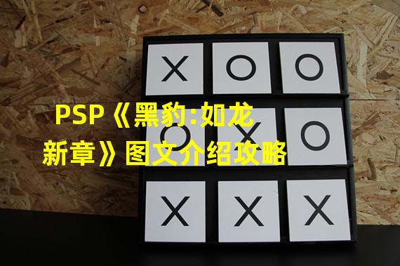 PSP《黑豹:如龙新章》图文介绍攻略