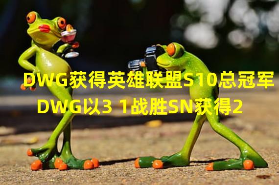 DWG获得英雄联盟S10总冠军 DWG以3 1战胜SN获得2020