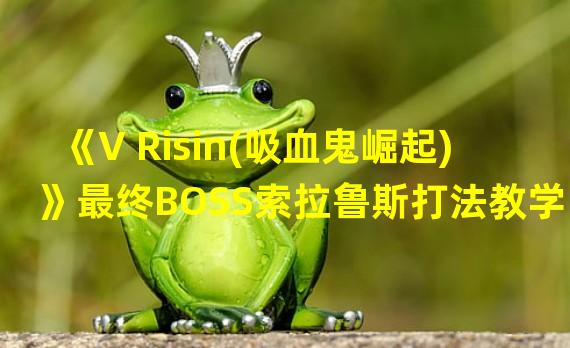 《V Risin(吸血鬼崛起)》最终BOSS索拉鲁斯打法教学