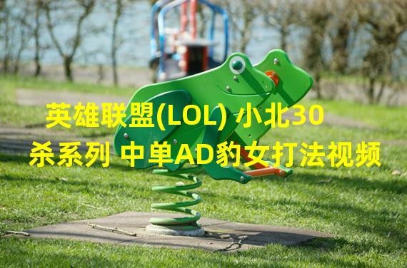 英雄联盟(LOL) 小北30杀系列 中单AD豹女打法视频