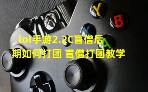 潜入敌阵！盲僧手游2.2C盲僧后期如何打团