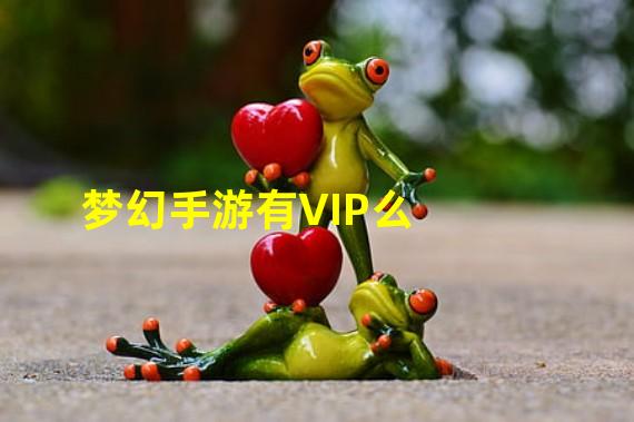 梦幻手游有VIP么