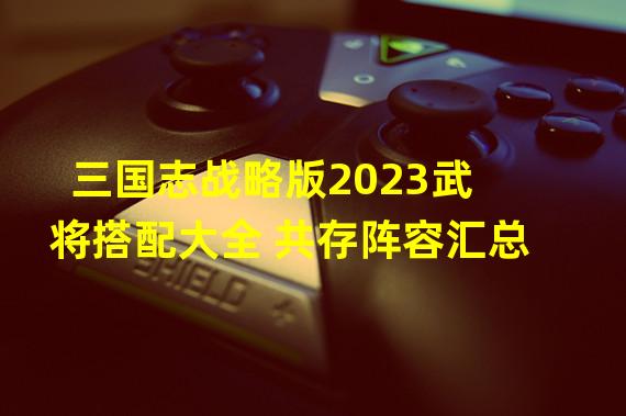 三国志战略版2023武将搭配大全 共存阵容汇总