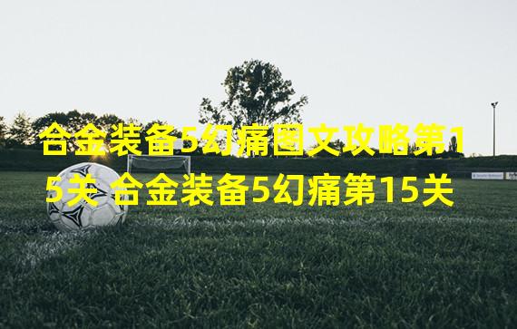 合金装备5幻痛图文攻略第15关 合金装备5幻痛第15关