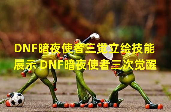 DNF暗夜使者三觉立绘技能展示 DNF暗夜使者三次觉醒