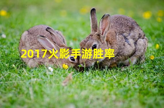 2017火影手游胜率