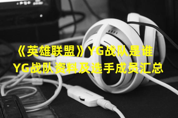 《英雄联盟》YG战队是谁 YG战队资料及选手成员汇总