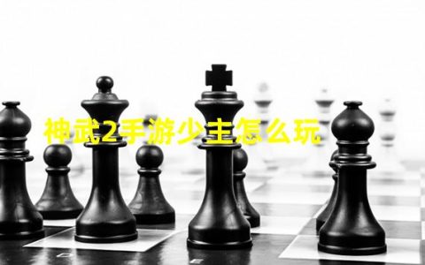 神武手游少主玩什么门派好(神武2手游少主怎么玩)