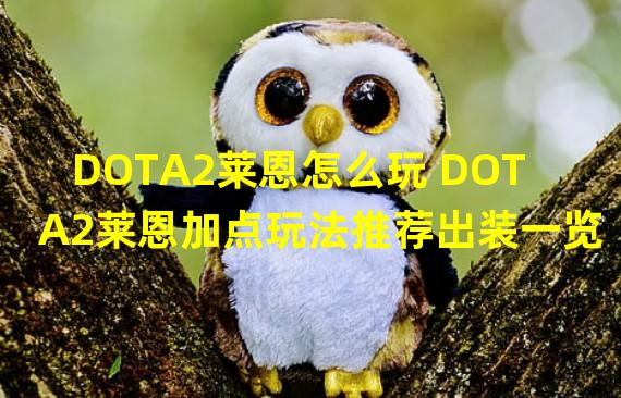 DOTA2莱恩怎么玩 DOTA2莱恩加点玩法推荐出装一览