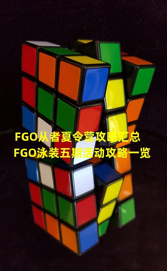 FGO从者夏令营攻略汇总 FGO泳装五期活动攻略一览