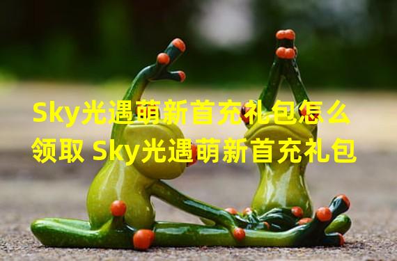 Sky光遇萌新首充礼包怎么领取 Sky光遇萌新首充礼包