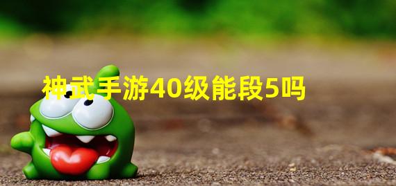 神武手游40级能段5吗