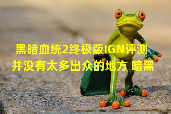 黑暗血统2终极版IGN评测并没有太多出众的地方 暗黑