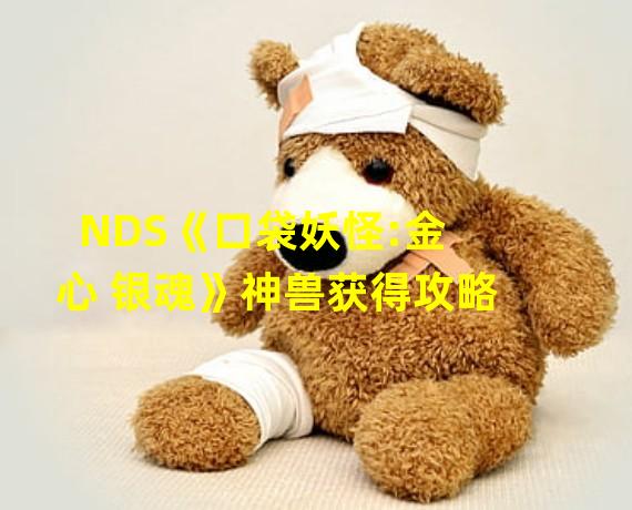 NDS《口袋妖怪:金心 银魂》神兽获得攻略