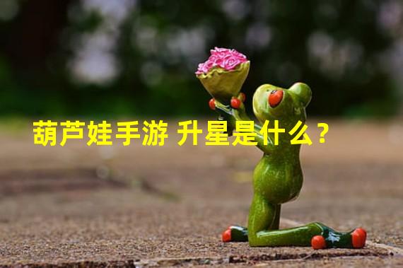 葫芦娃手游 升星是什么？