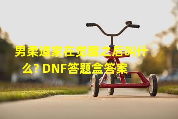 男柔道家在觉醒之后叫什么? DNF答题盒答案